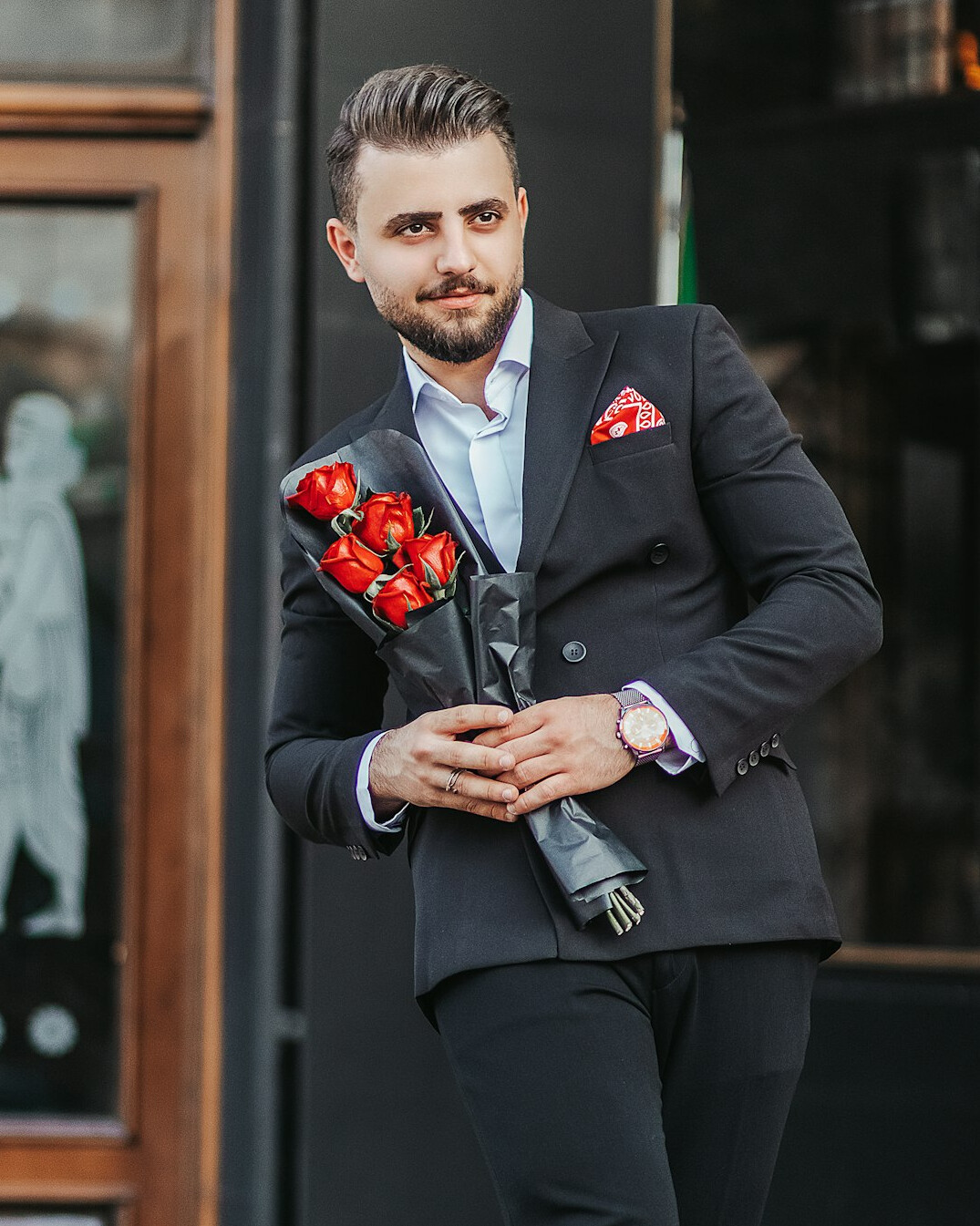Portrait of a Turkish man in a suit
